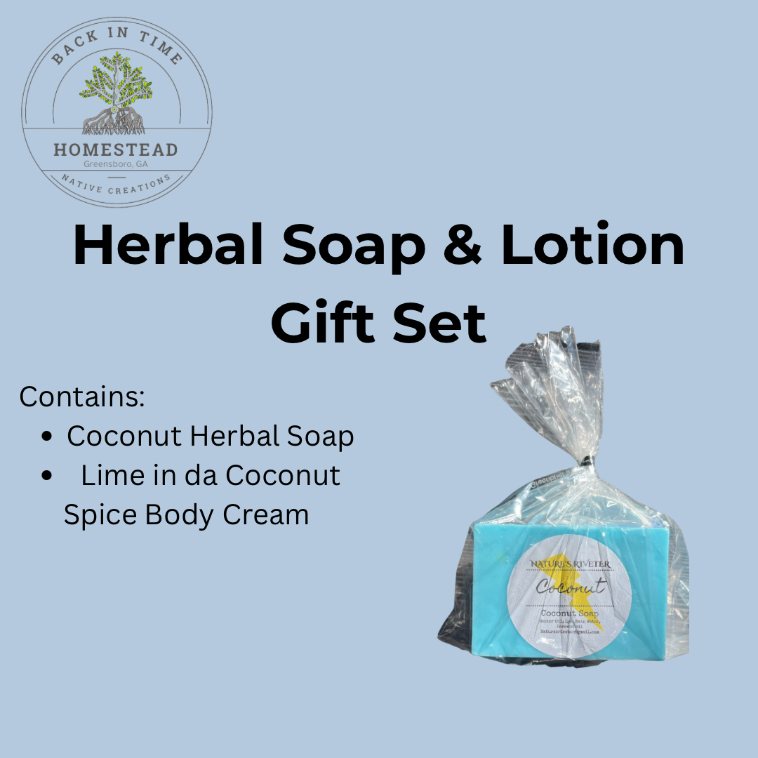 Coconut Soap & Body Cream Gift Set