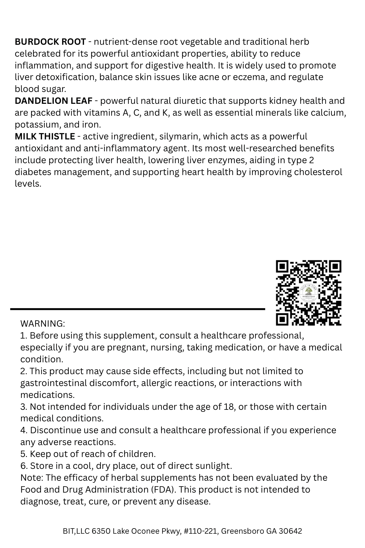 Liver Detox Loose Leaf Tea