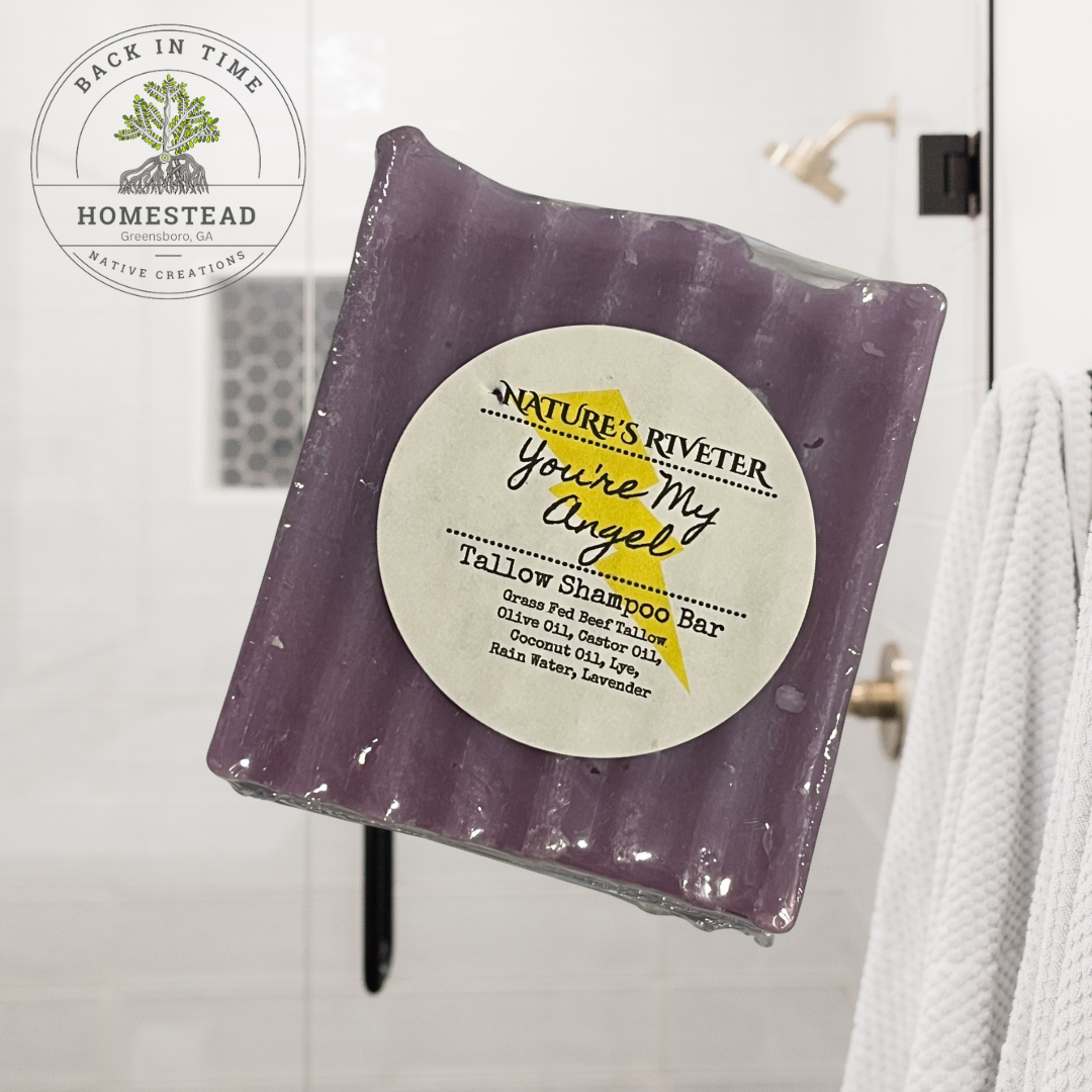 Lavender Tallow Shampoo Bar