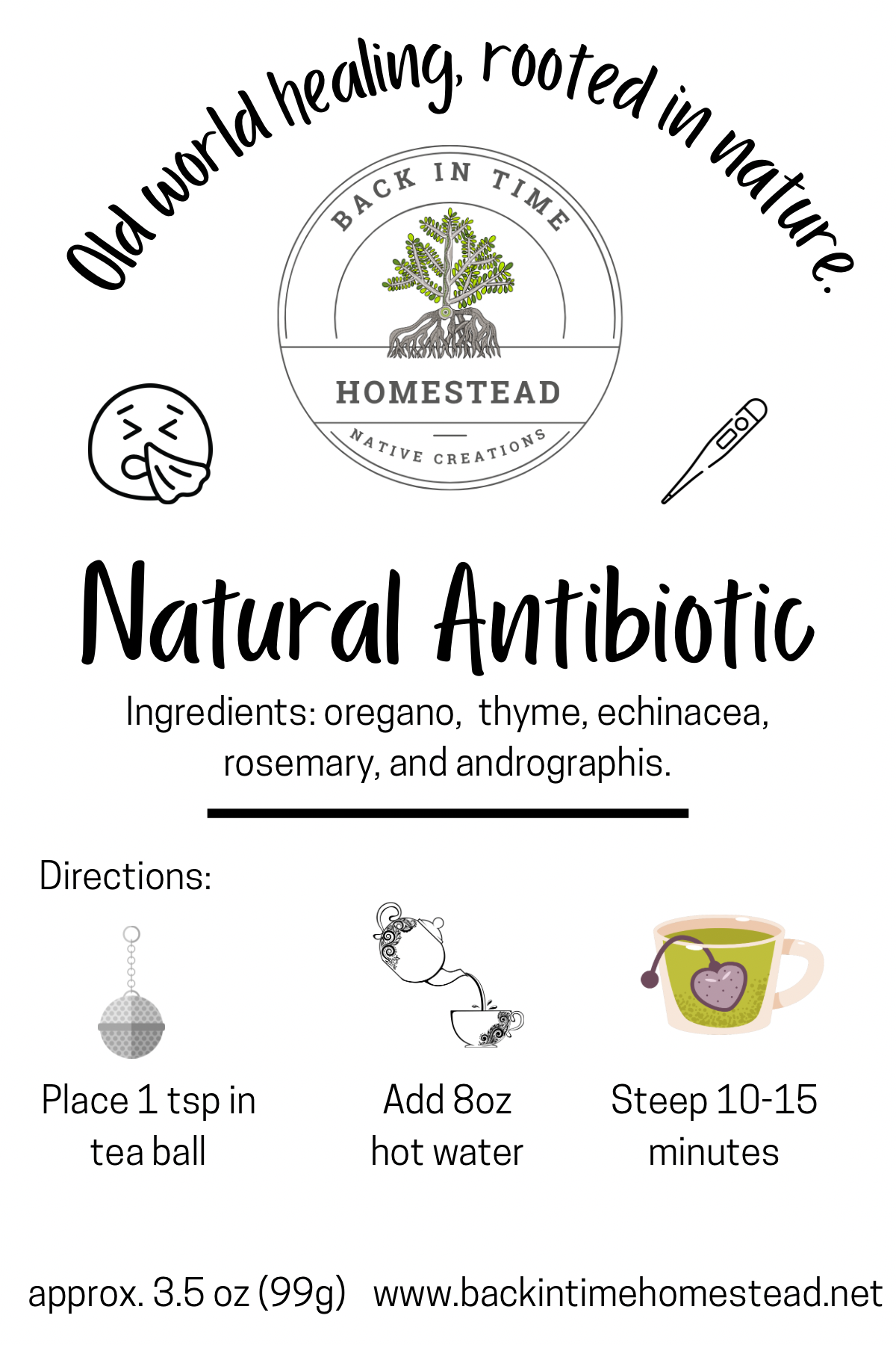 Natural Antibiotic Loose Leaf Tea