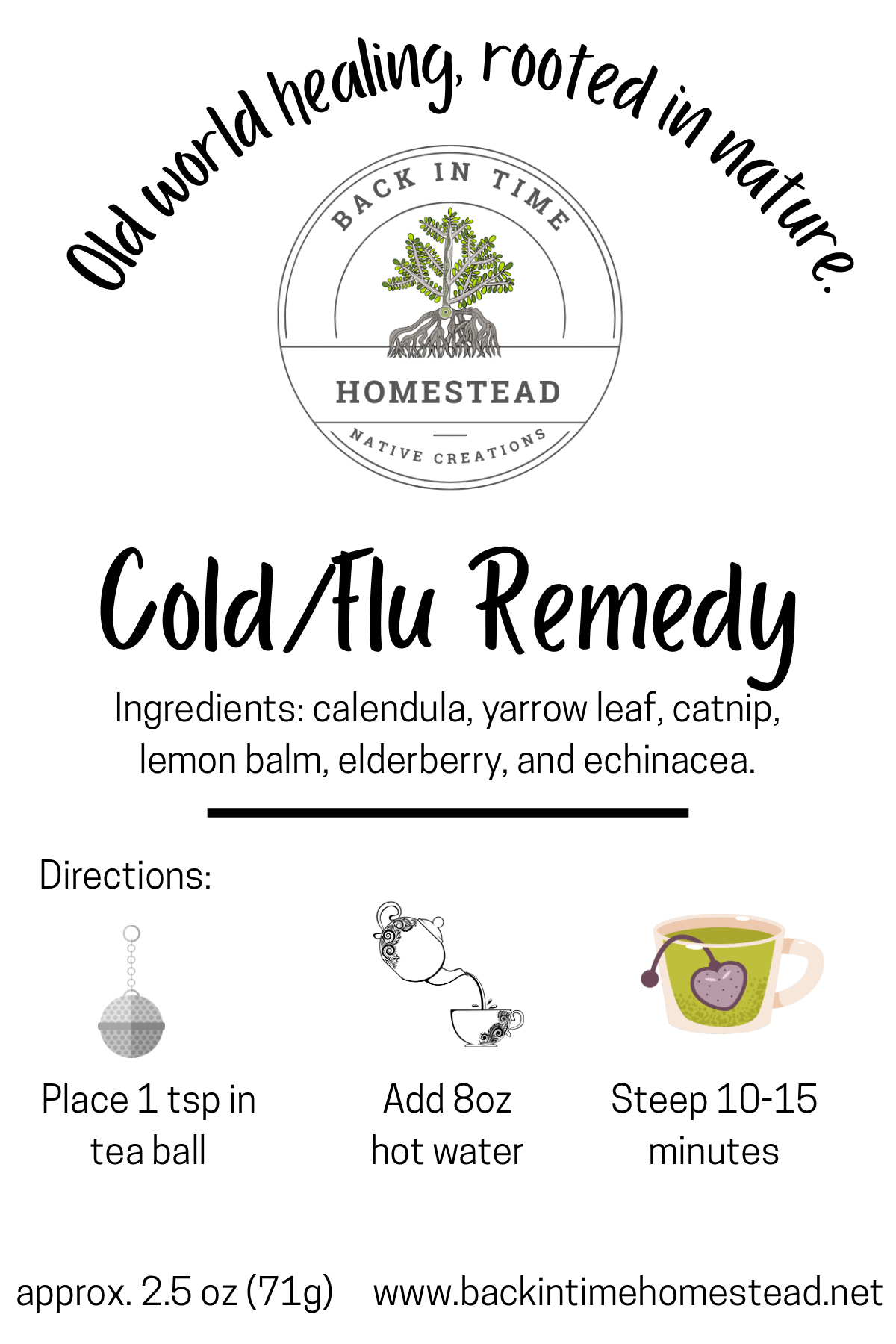 Cold/ Flu Remedy Loose Leaf Tea