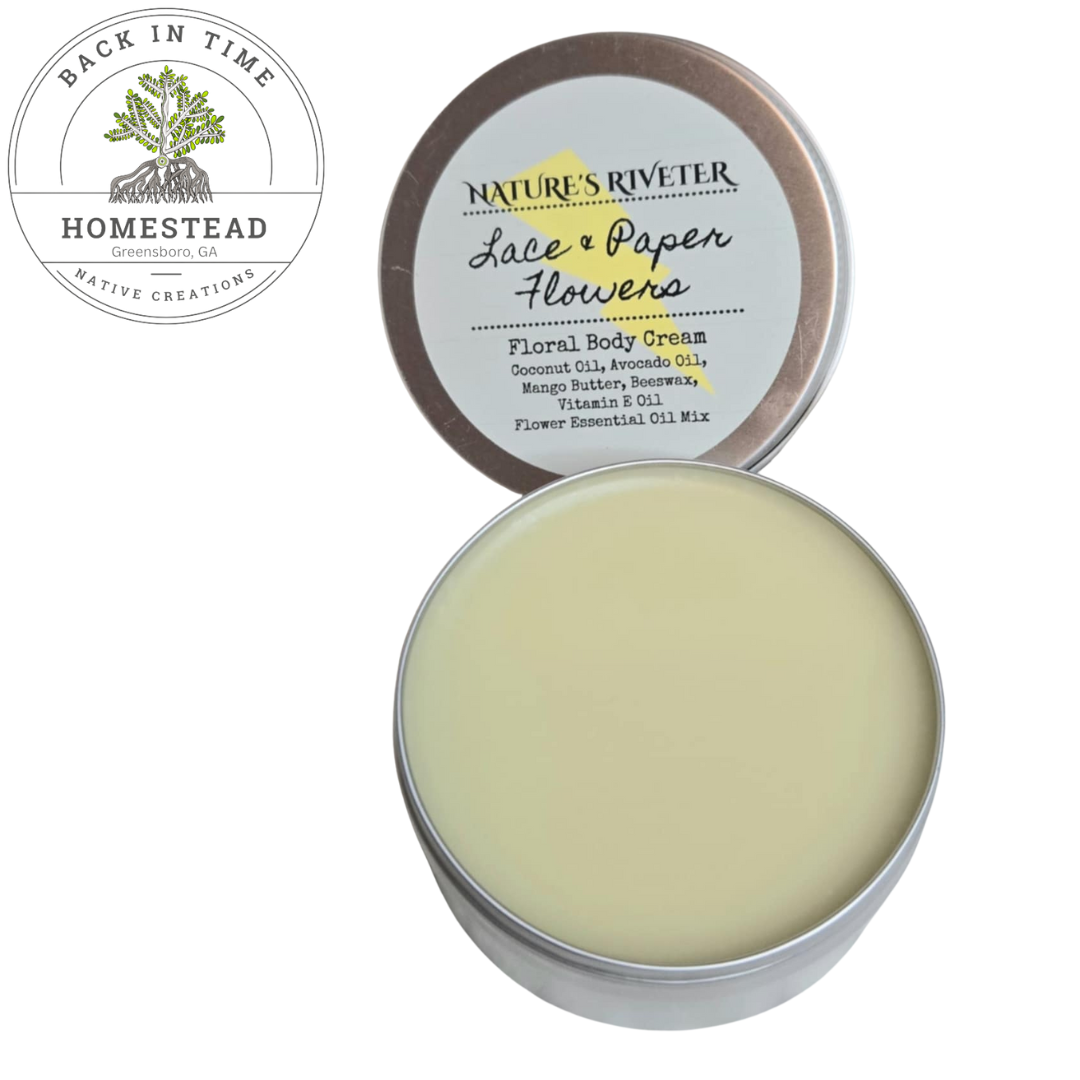 Lace & Paper Flowers Body Cream