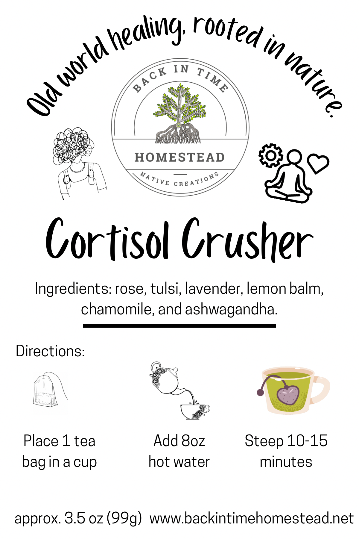 Cortisol Crusher Tea Bags