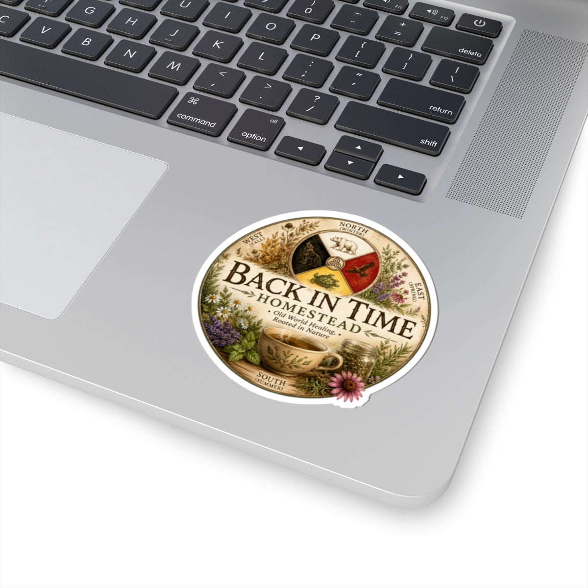 Back in Time Homestead Kiss-Cut Sticker