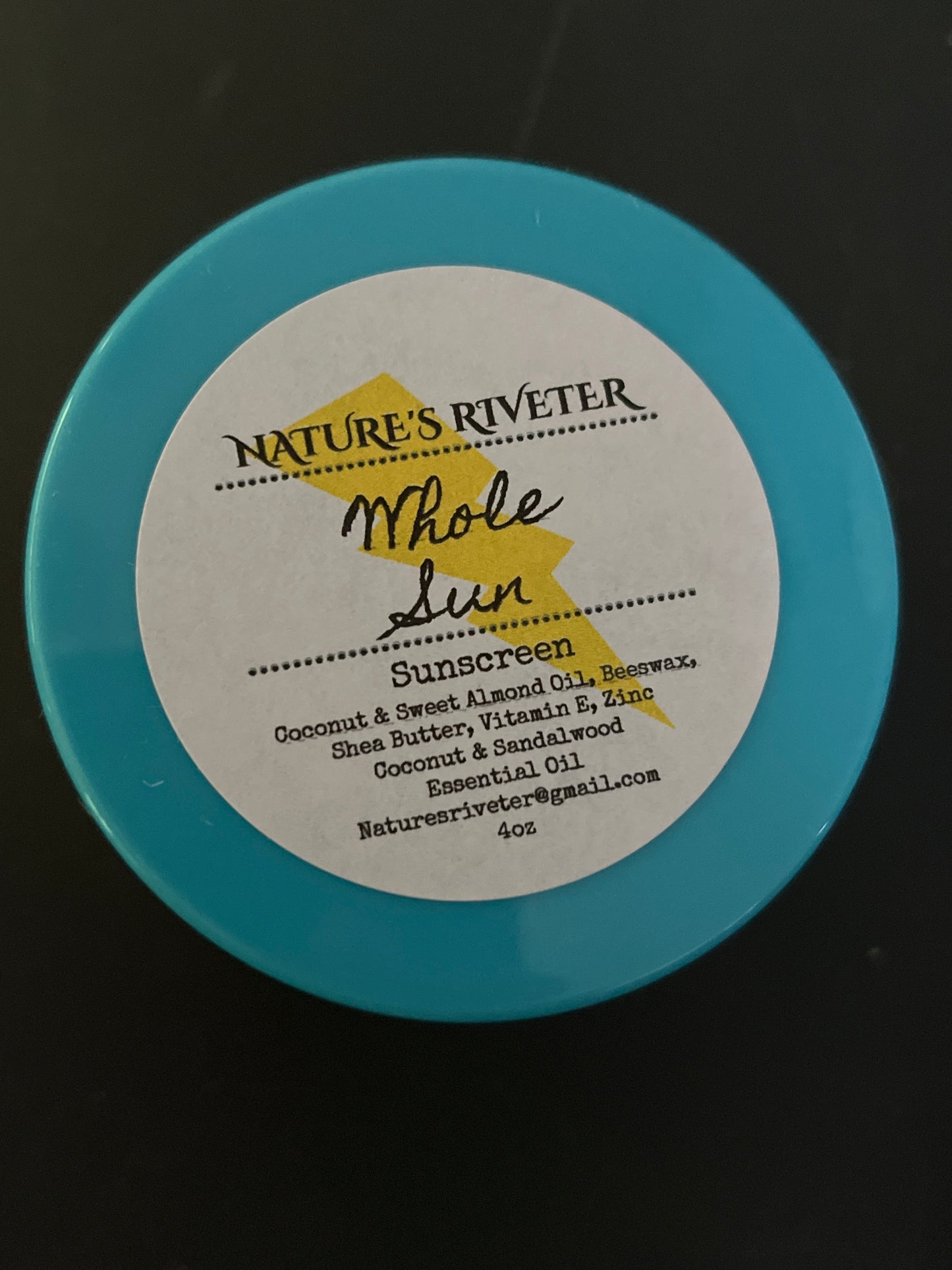 Whole Sun Natural Sunscreen