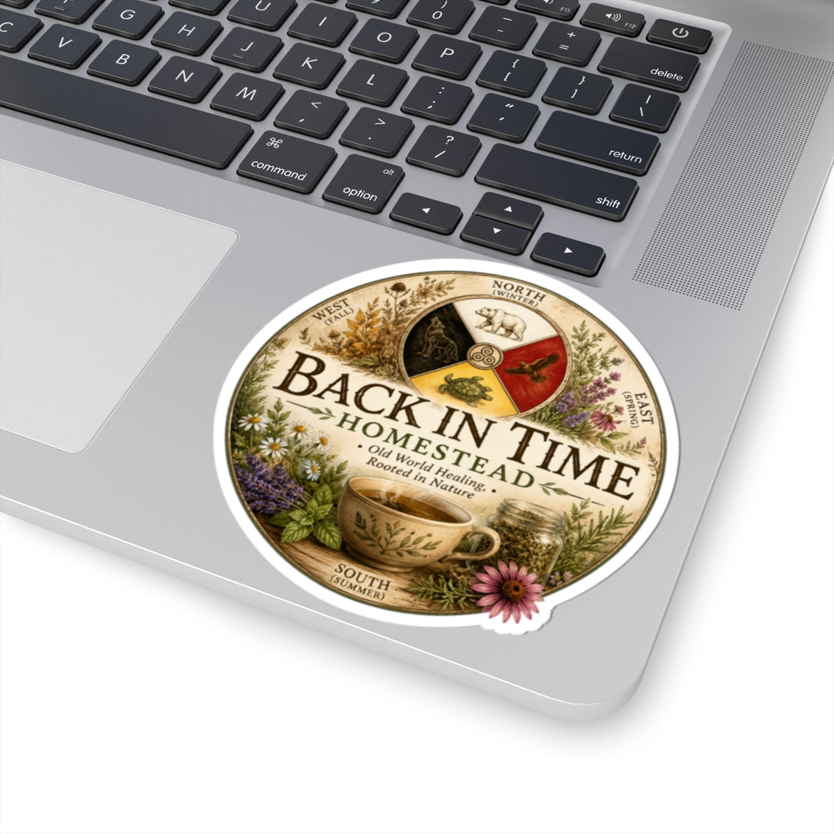 Back in Time Homestead Kiss-Cut Sticker
