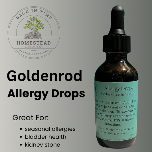 Goldenrod Allergy Drops Glycerin Tincture