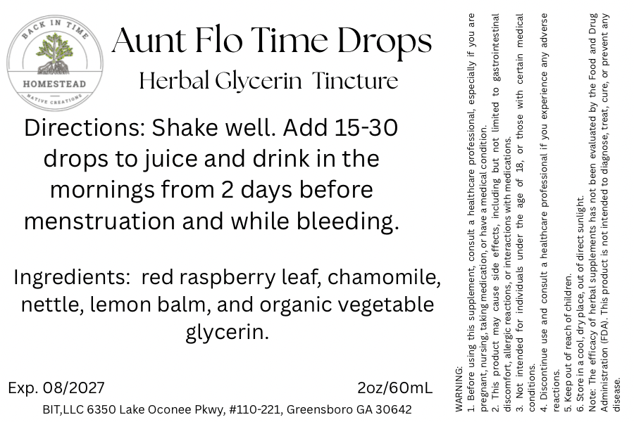 Aunt Flo Time Glycerin Tincture