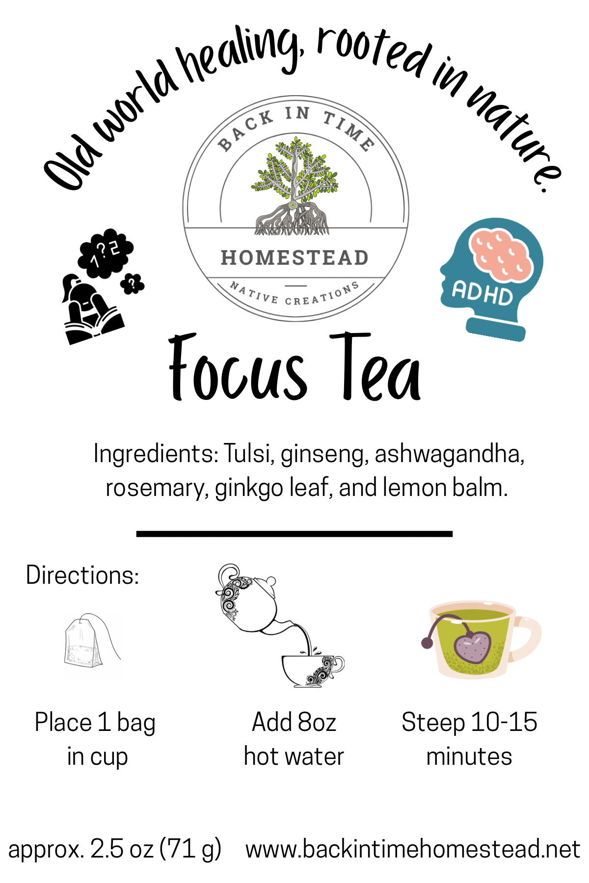 Focus Tea Bags