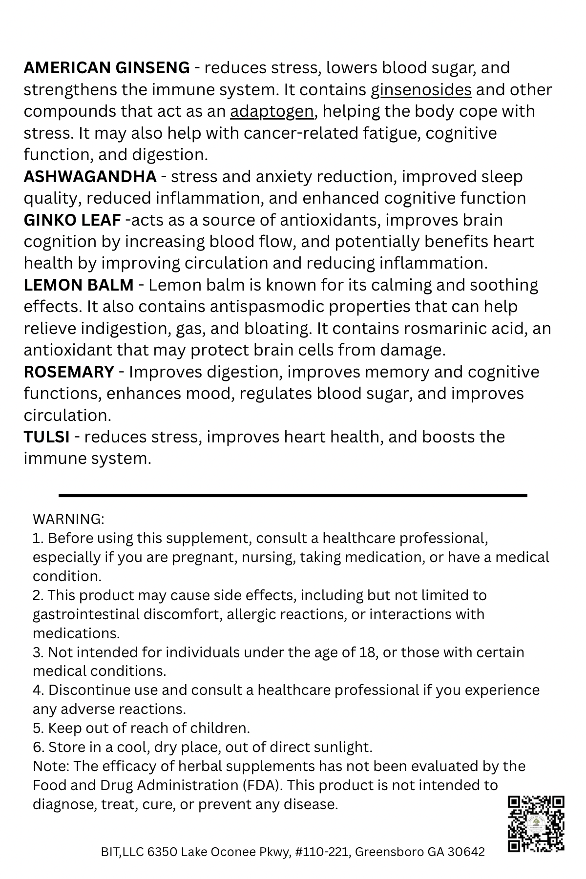 Focus Loose Leaf Tea