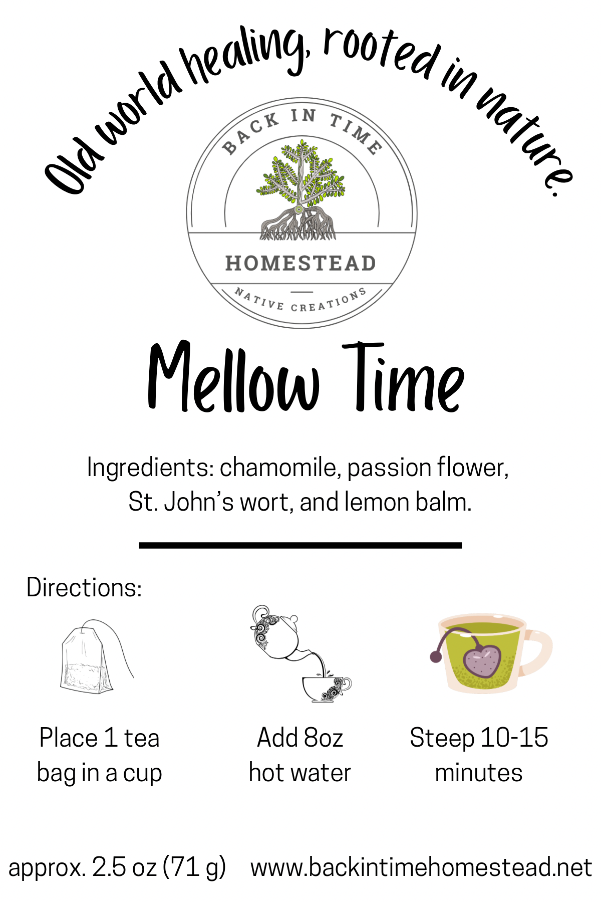 Mellow Time Tea Bags