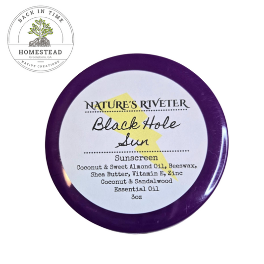 Black Hole Sun Natural Sunscreen