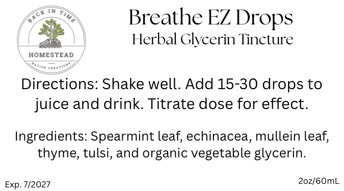 Breathe EZ Glycerin Tincture