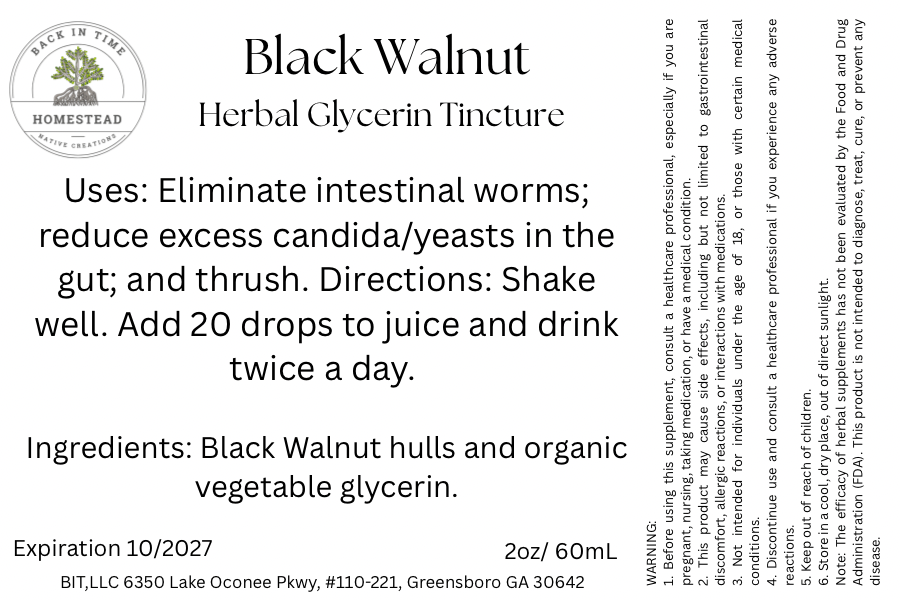Black Walnut Glycerin Tincture