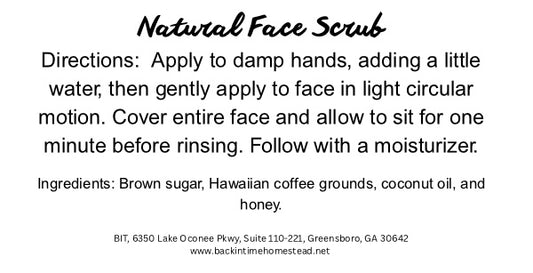 Natural Face Scrub