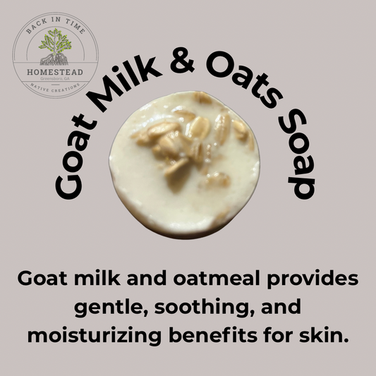 Goat Milk & Oatmeal Soap (small)
