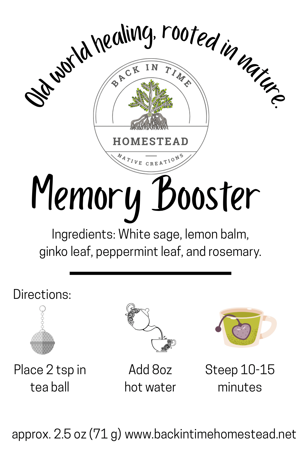 Memory Booster Loose Leaf Tea