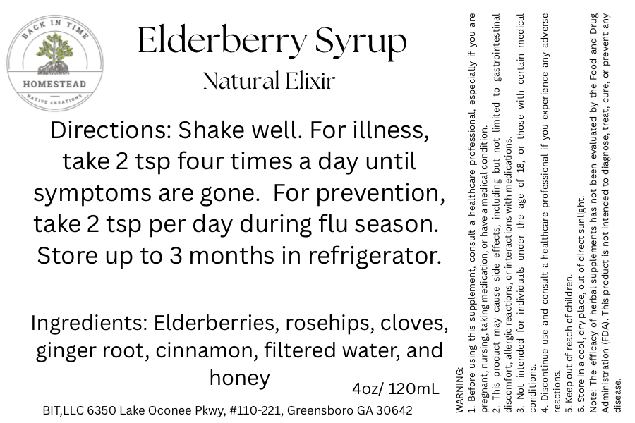 Elderberry Syrup