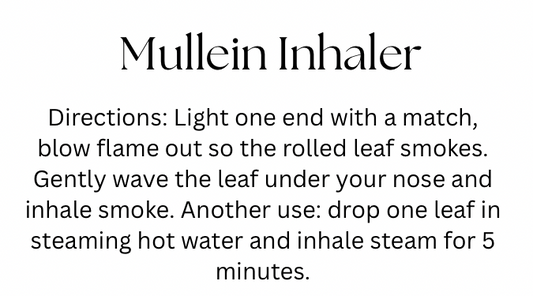 Mullein Inhaler