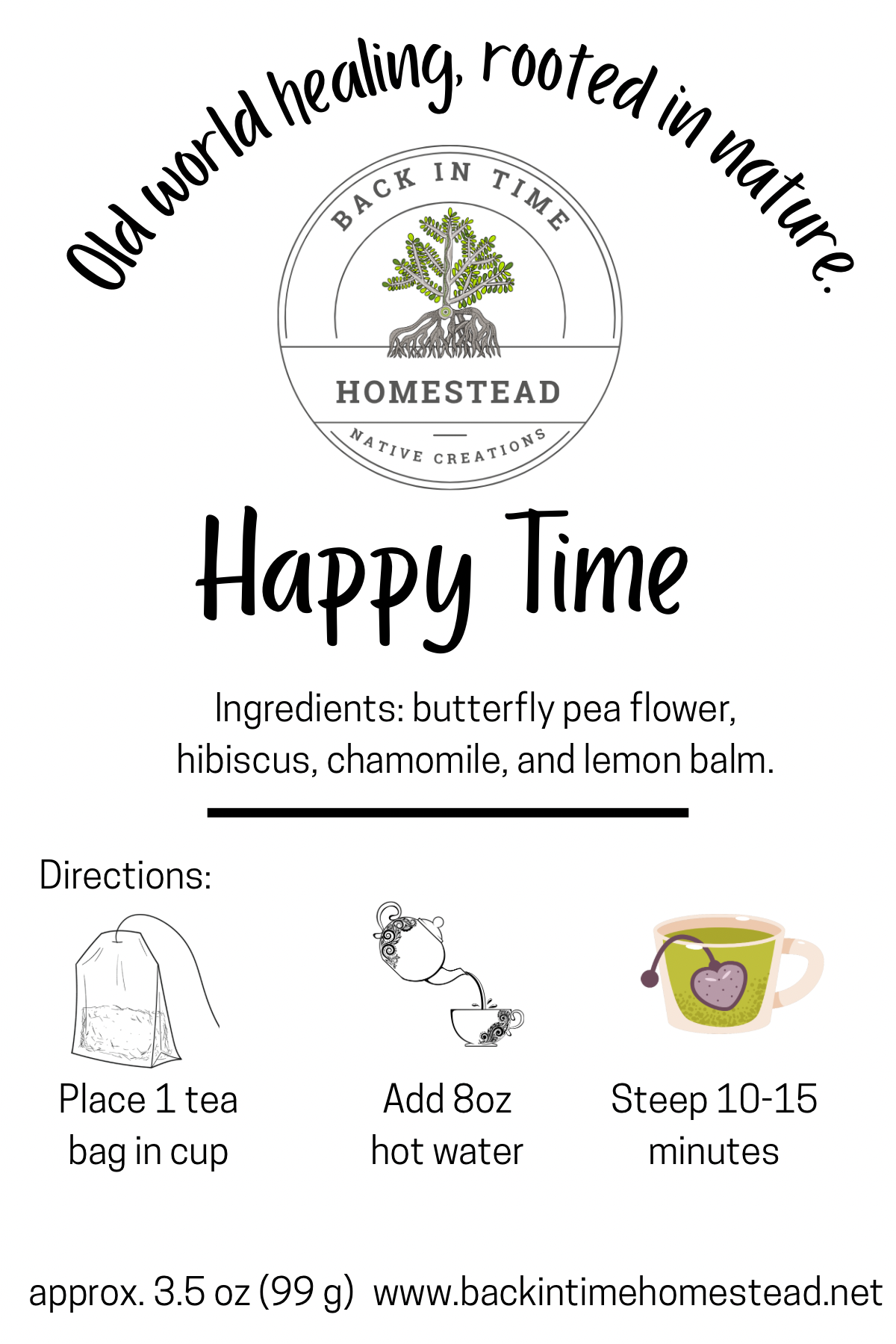 Happy Time Tea Bags
