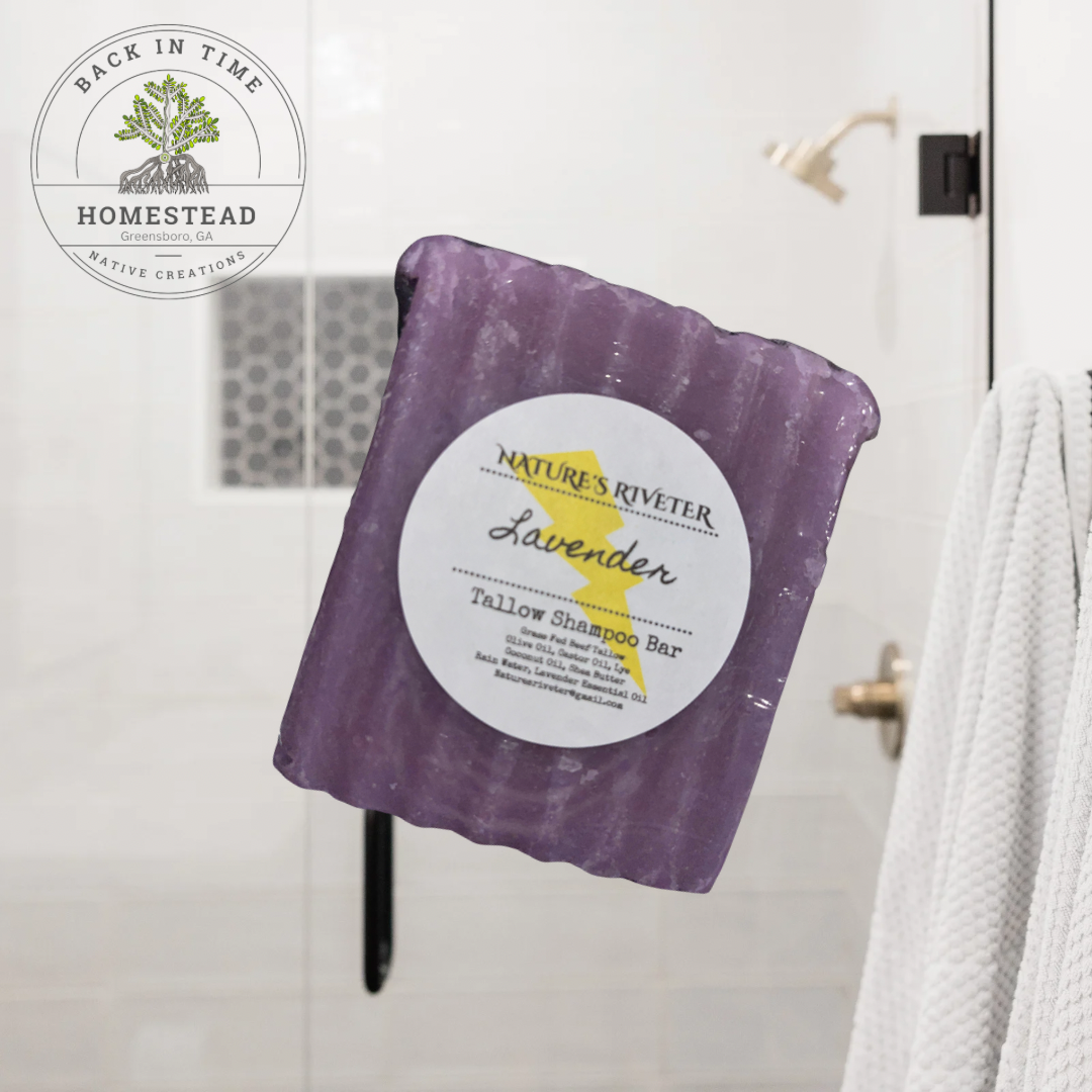 Lavender Tallow Shampoo Bar