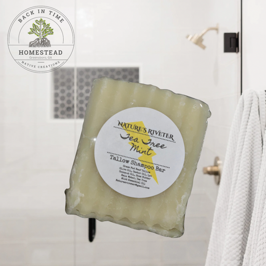 Tea Tree Mint Tallow Shampoo Bar