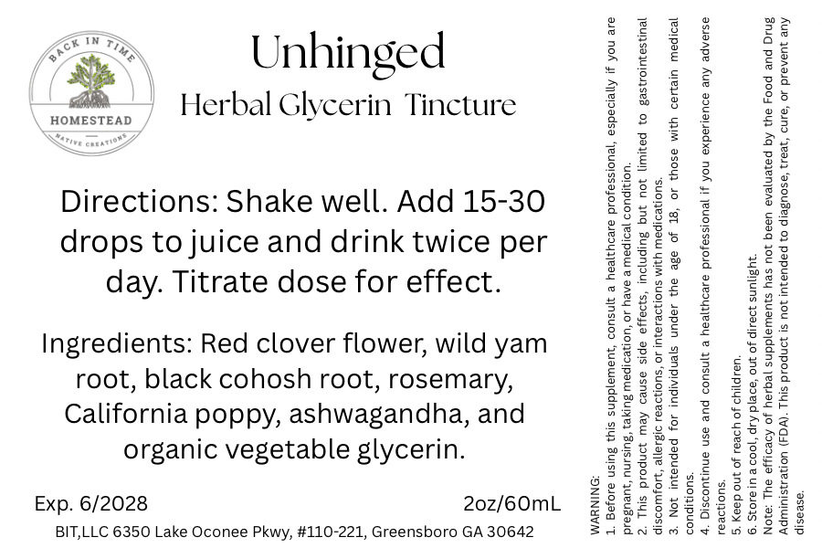 Unhinged Herbal Glycerine Tincture