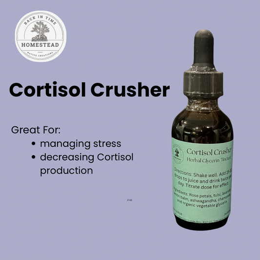 Cortisol Crusher Herbal Glycerine Tincture
