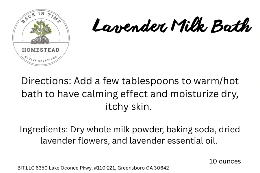 Lavender Milk Bath